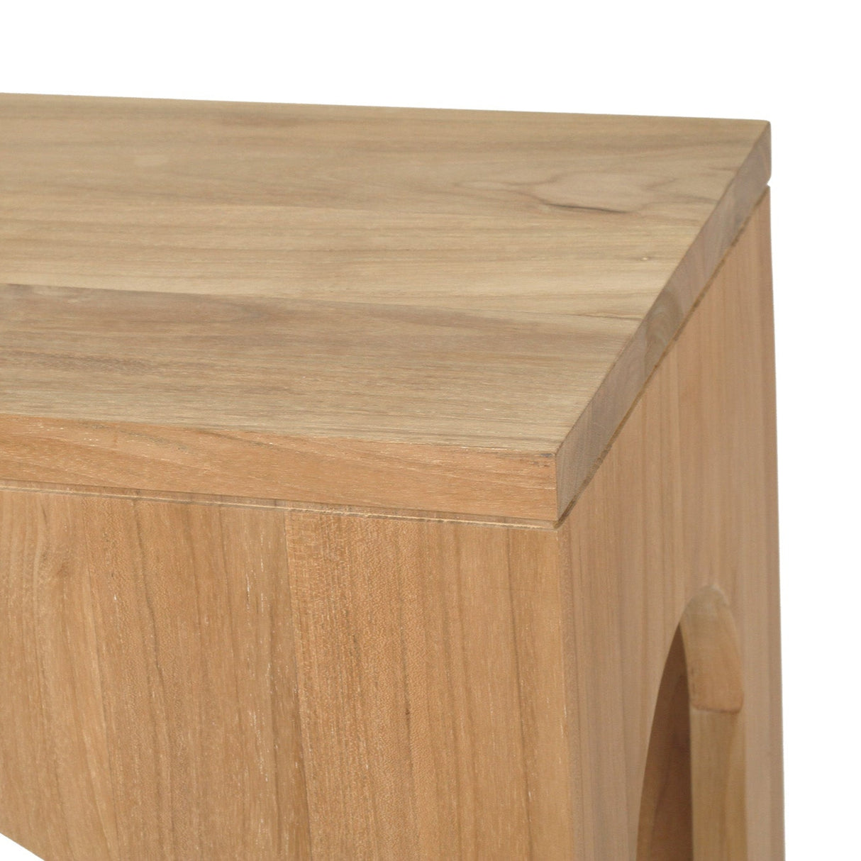 Ivy Console Teak Table – Triple Arch