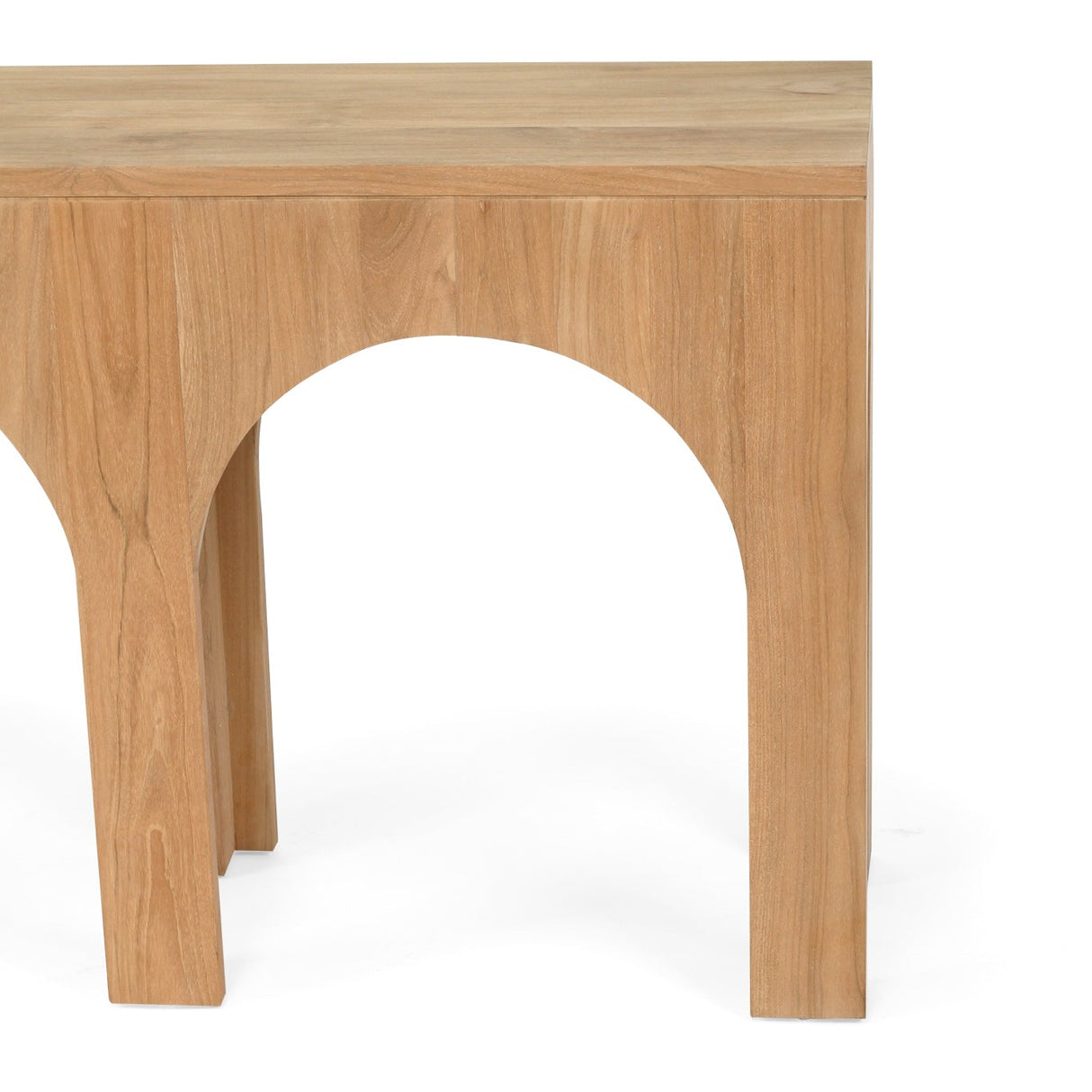 Ivy Console Teak Table – Triple Arch