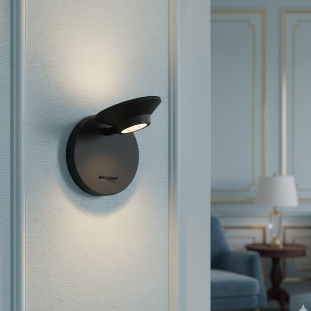 JORN LED WALL LIGHT BLACK