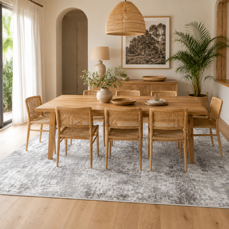 Jade Abstract Grey Rug - JADE003