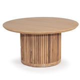 Jasper Coffee Teak Table – Natural – 0.7m