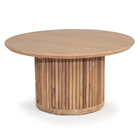 Jasper Coffee Teak Table – Natural – 0.7m