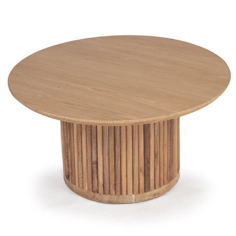 Jasper Coffee Teak Table – Natural – 0.7m