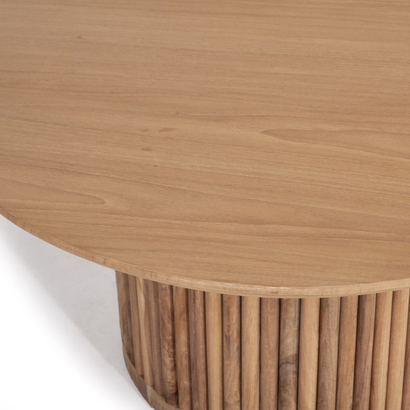 Jasper Coffee Teak Table – Natural – 0.7m