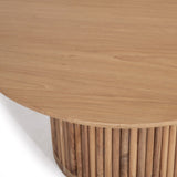 Jasper Coffee Teak Table – Natural – 0.7m
