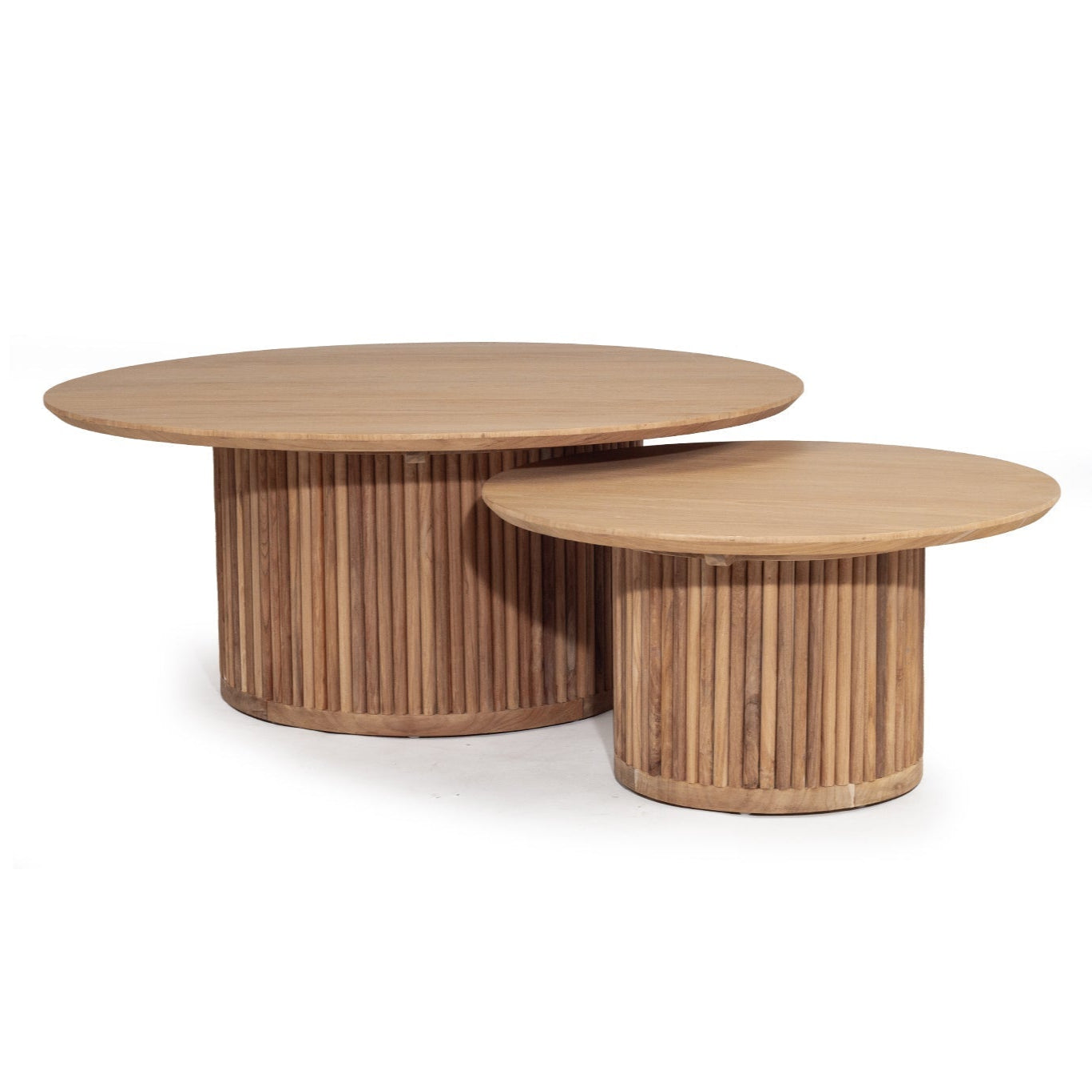 Jasper Coffee Teak Table – Natural – 0.7m