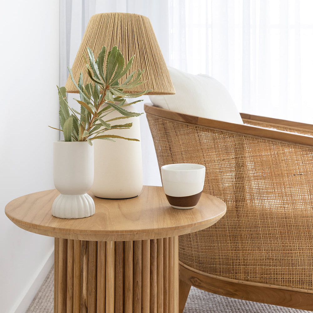 Jonah Teak Side Table – Natural