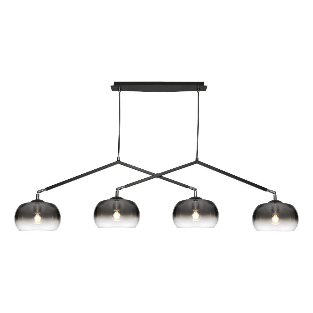 Jordet 4 Light Pendant Black