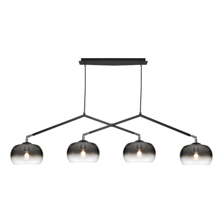 Jordet 4 Light Pendant Black