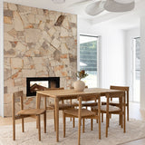 Judson Solid Teak Dining Chair- Natural
