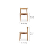 Judson Solid Teak Dining Chair- Natural