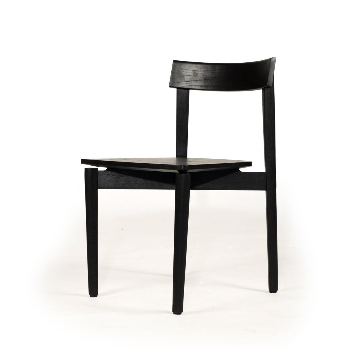 Judson Solid Teak Dining Chair - Black