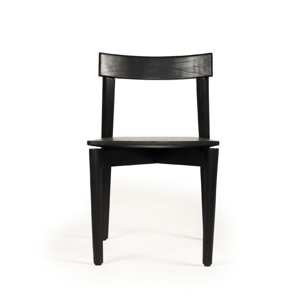 Judson Solid Teak Dining Chair - Black