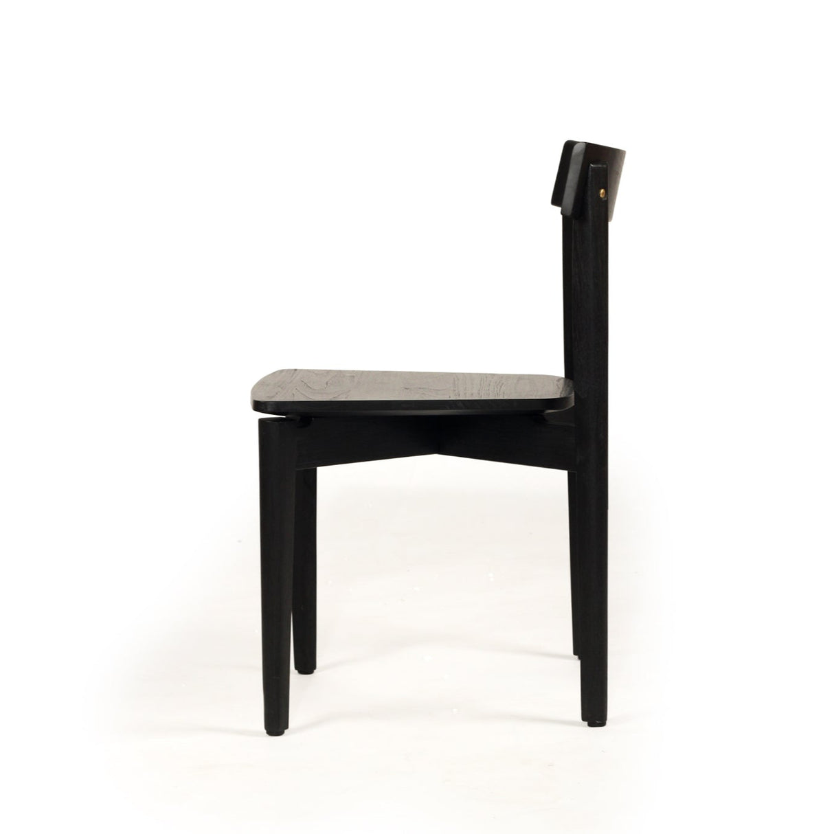 Judson Solid Teak Dining Chair - Black