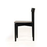 Judson Solid Teak Dining Chair - Black