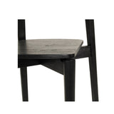 Judson Solid Teak Dining Chair - Black