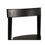 Judson Solid Teak Dining Chair - Black