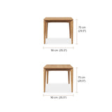 Judson Teak Dining Table – 0.9m