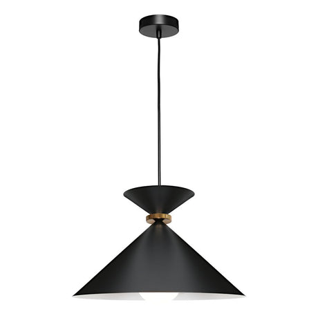 Julia Large 1 Light Pendant Black
