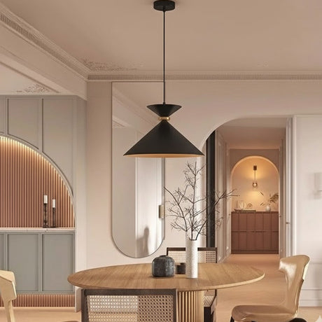 Julia Large 1 Light Pendant Black
