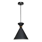 Julia Small 1 Light Pendant Black