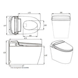 Aquaperla Smart Toilet 675x395x495mm - White