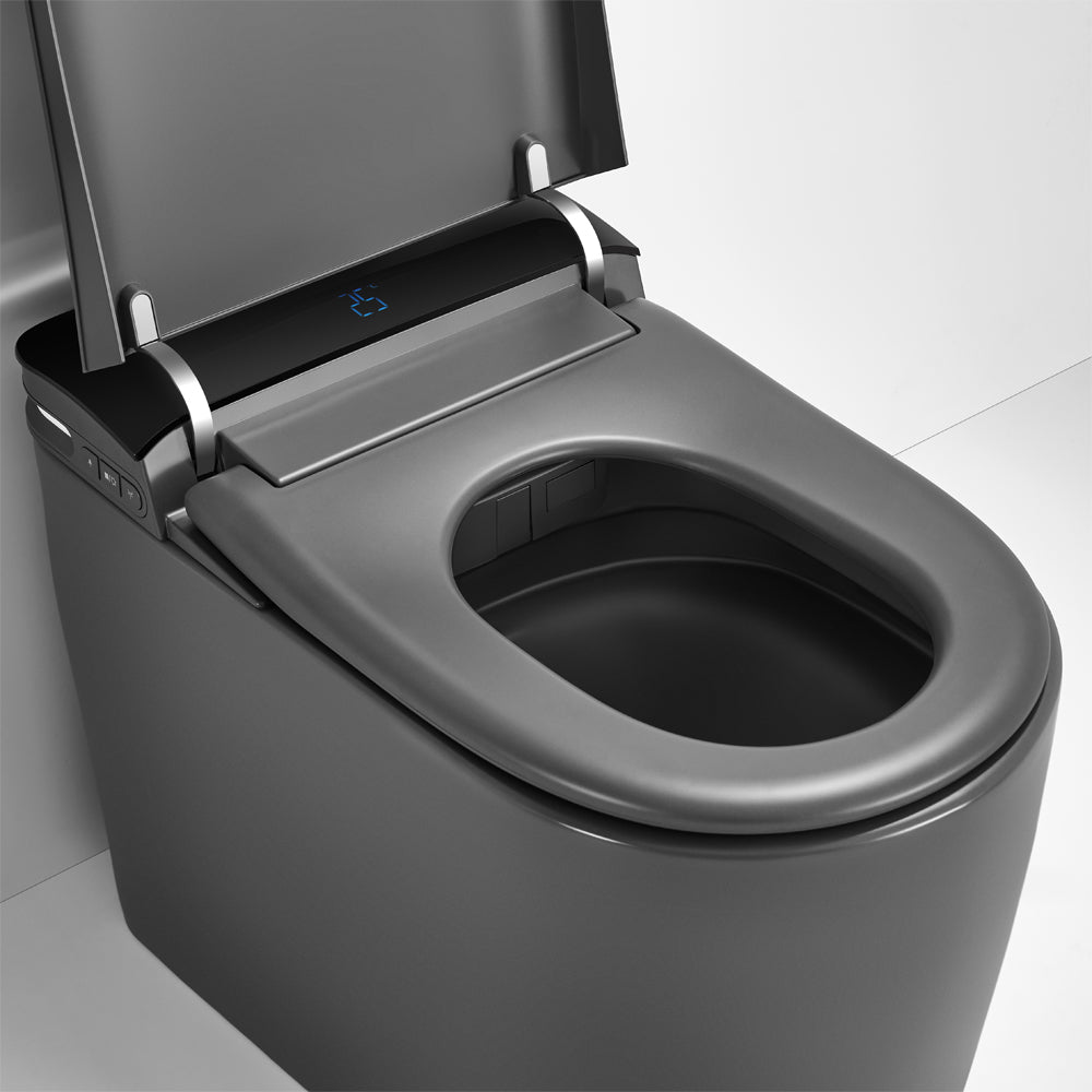 Aquaperla K69 Instant Heating Smart Toilet 684x390x473mm - Matte Grey