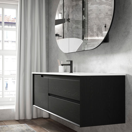 KAKADU Wall Hung Vanity 1200mm Black Oak