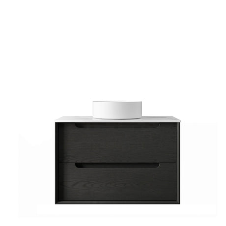 KAKADU Wall Hung Vanity 750mm Black Oak