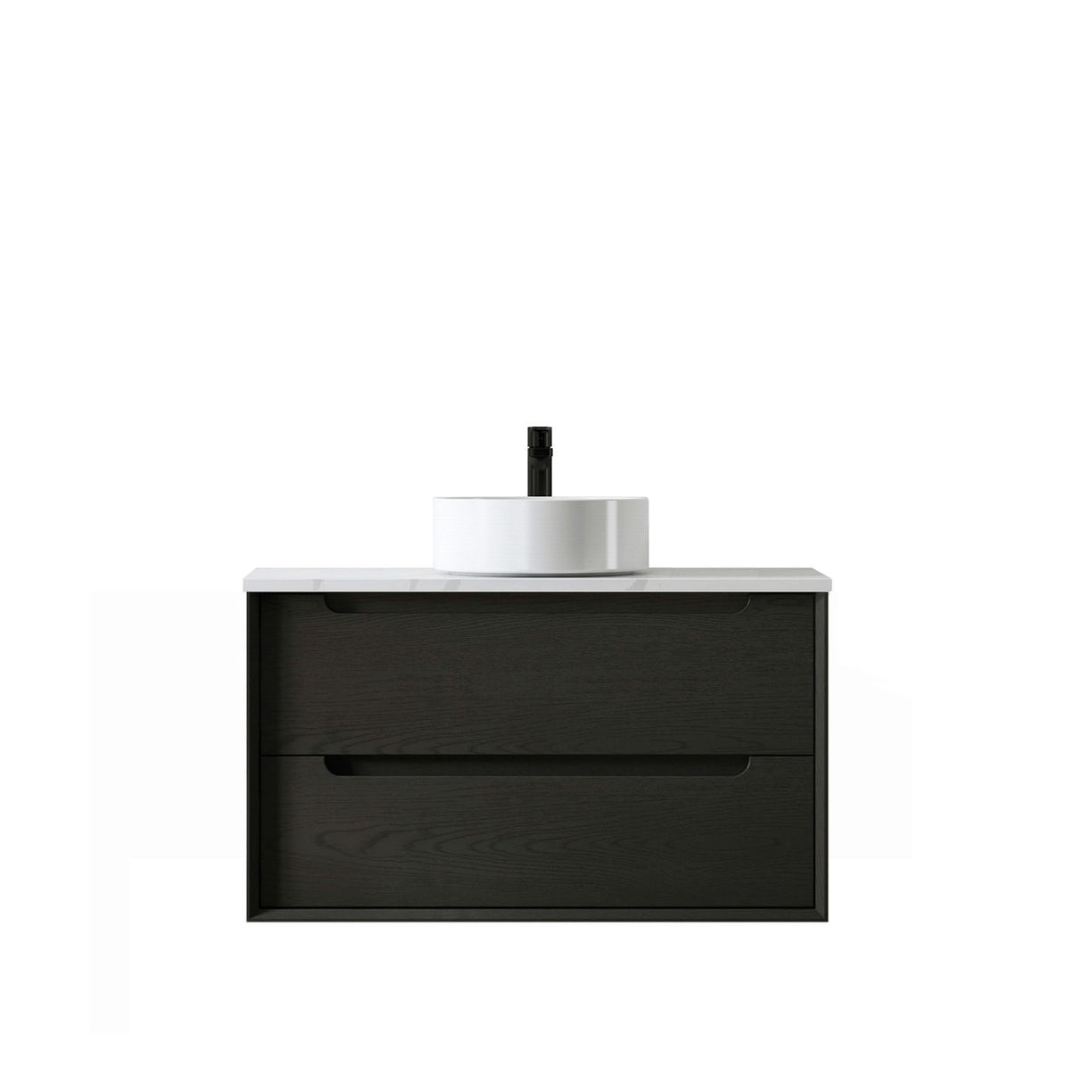 KAKADU Wall Hung Vanity 900mm Black Oak