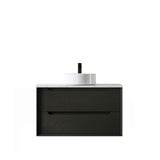 KAKADU Wall Hung Vanity 900mm Black Oak
