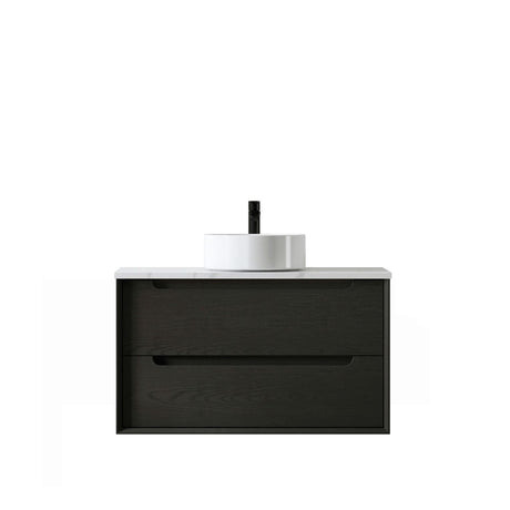 KAKADU Wall Hung Vanity 900mm Black Oak