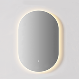 Verona LED Oval Frameless Backlit Mirror With Demister (600x900mm)