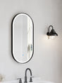 Firenze Oval LED Frosted Mirror (450x900mm)