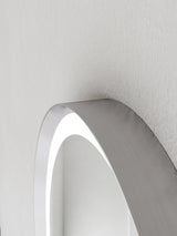 Firenze Oval Front-Lit LED Frosted Mirror (450x900mm)