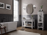 Firenze Oval Front-Lit LED Frosted Mirror (600x900mm)