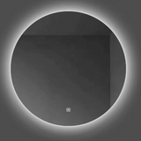 Verona LED Round Frameless Backlit Mirror With Demister (600mm)