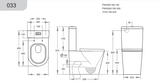 Alpha Rimless Tornado Gloss White Toilet Suite