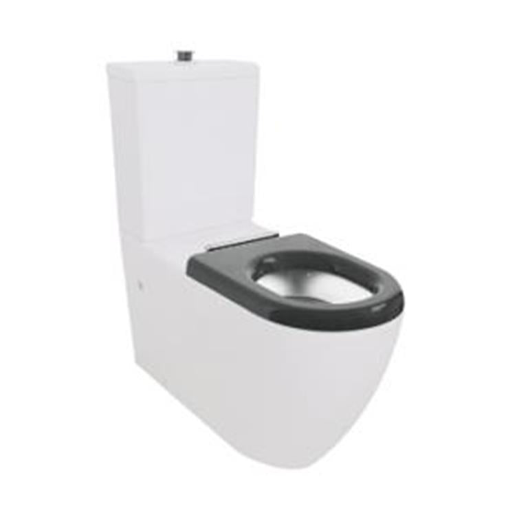 Asta Rimless Disable Rimless Gloss White Toilet Suite