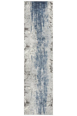 Kendra Runner Rug Blue Grey White