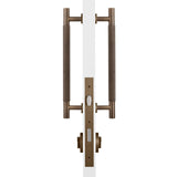 Manovella Entrance Roller Lock Kit - Charmian Pull-Aged Brass