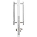 Manovella Entrance Roller Lock Kit - Charmian Pull-Brushed Nickel