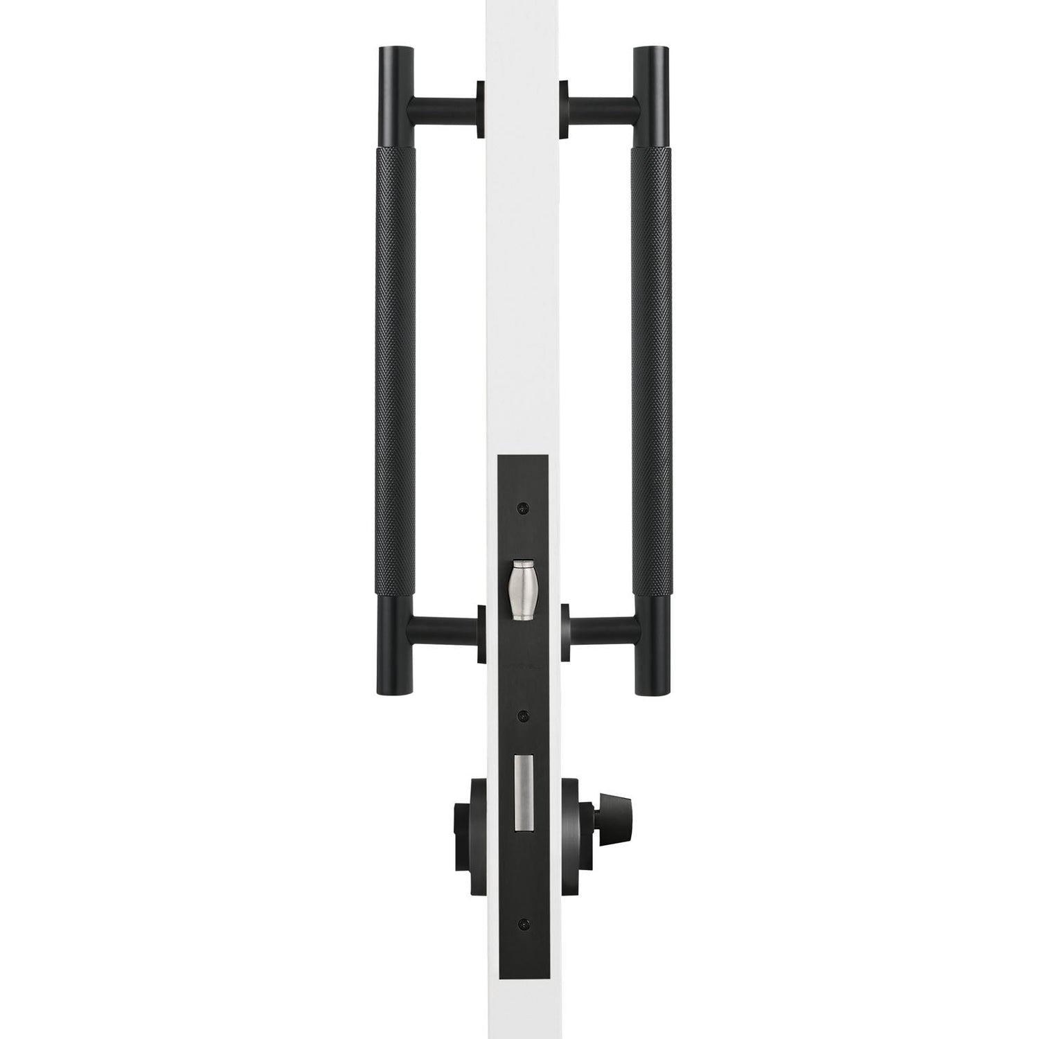 Manovella Entrance Roller Lock Kit - Charmian Pull-Matte Black