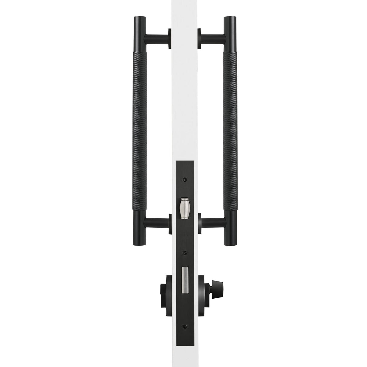 Manovella Entrance Roller Lock Kit - Charmian Pull-Matte Black