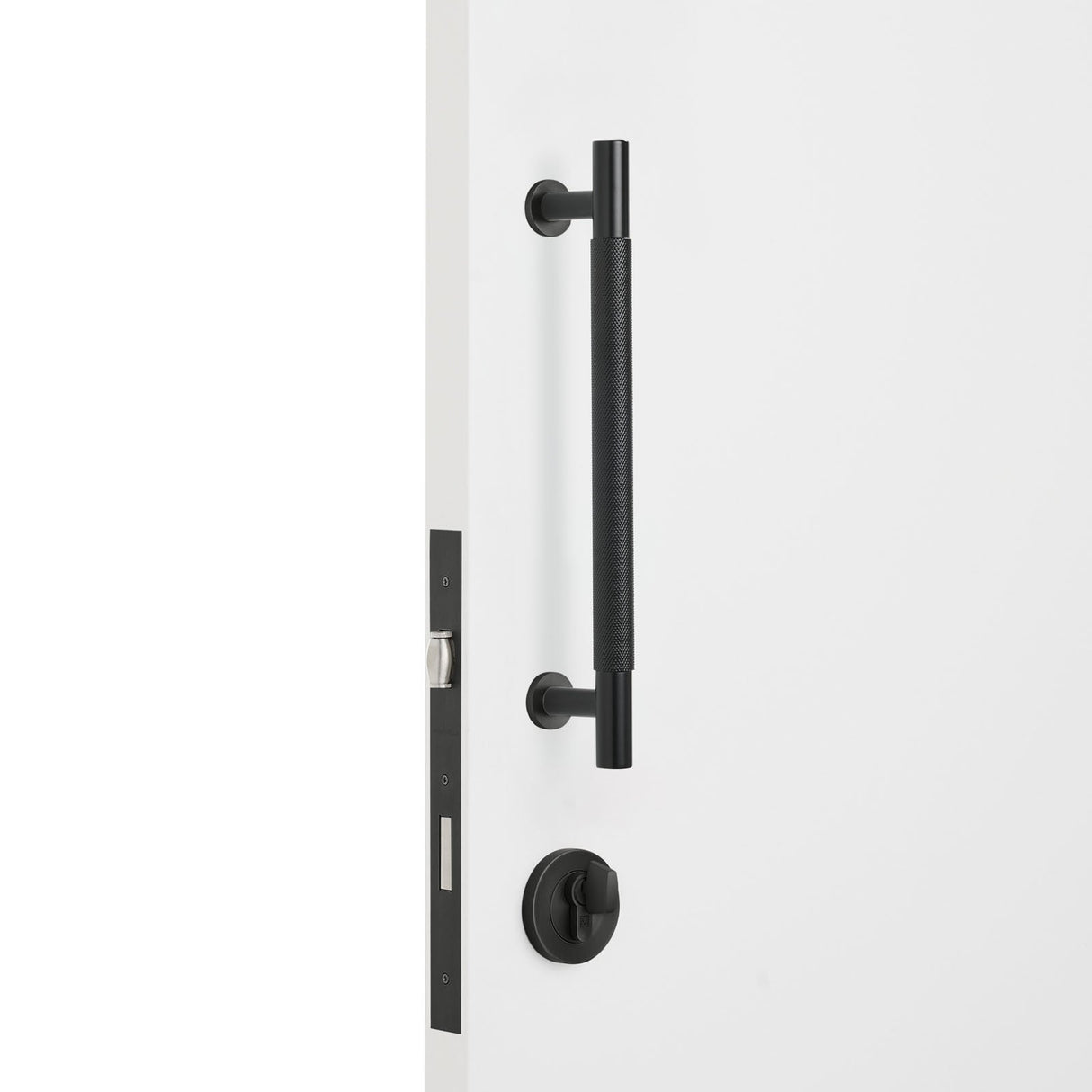 Manovella Entrance Roller Lock Kit - Charmian Pull-Matte Black