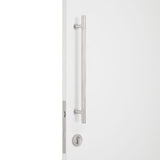 Manovella Entrance Roller Lock Kit - Charmian Pull-Brushed Nickel