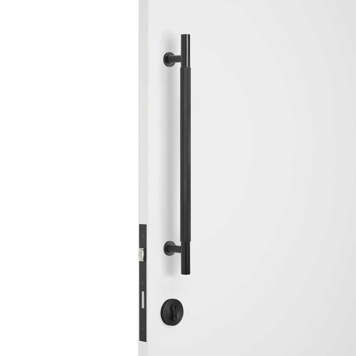 Manovella Entrance Roller Lock Kit - Charmian Pull-Matte Black