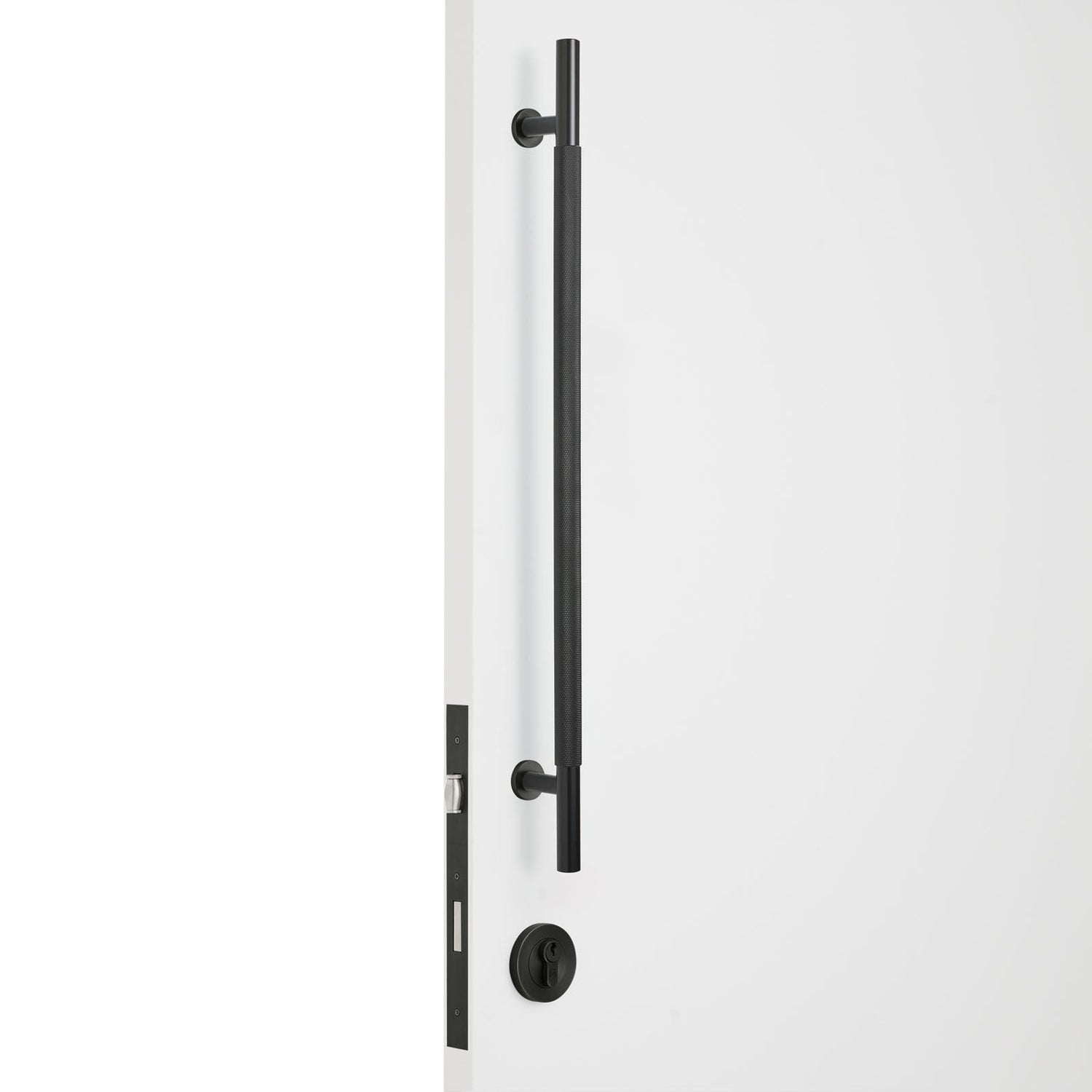 Manovella Entrance Roller Lock Kit - Charmian Pull-Matte Black