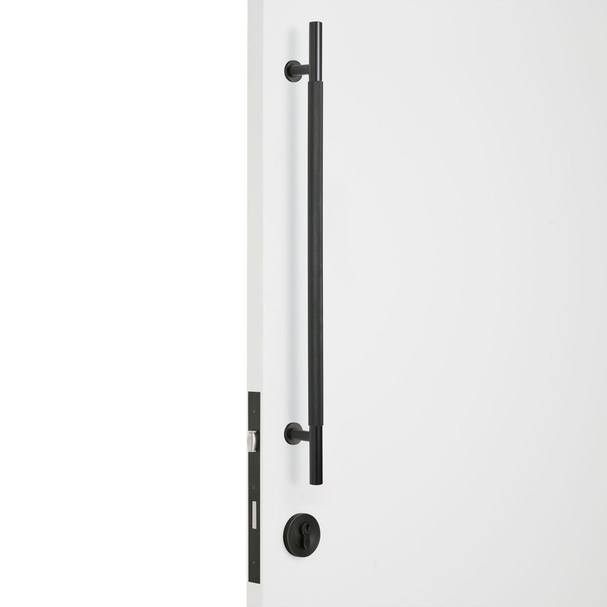 Manovella Entrance Roller Lock Kit - Charmian Pull-Matte Black