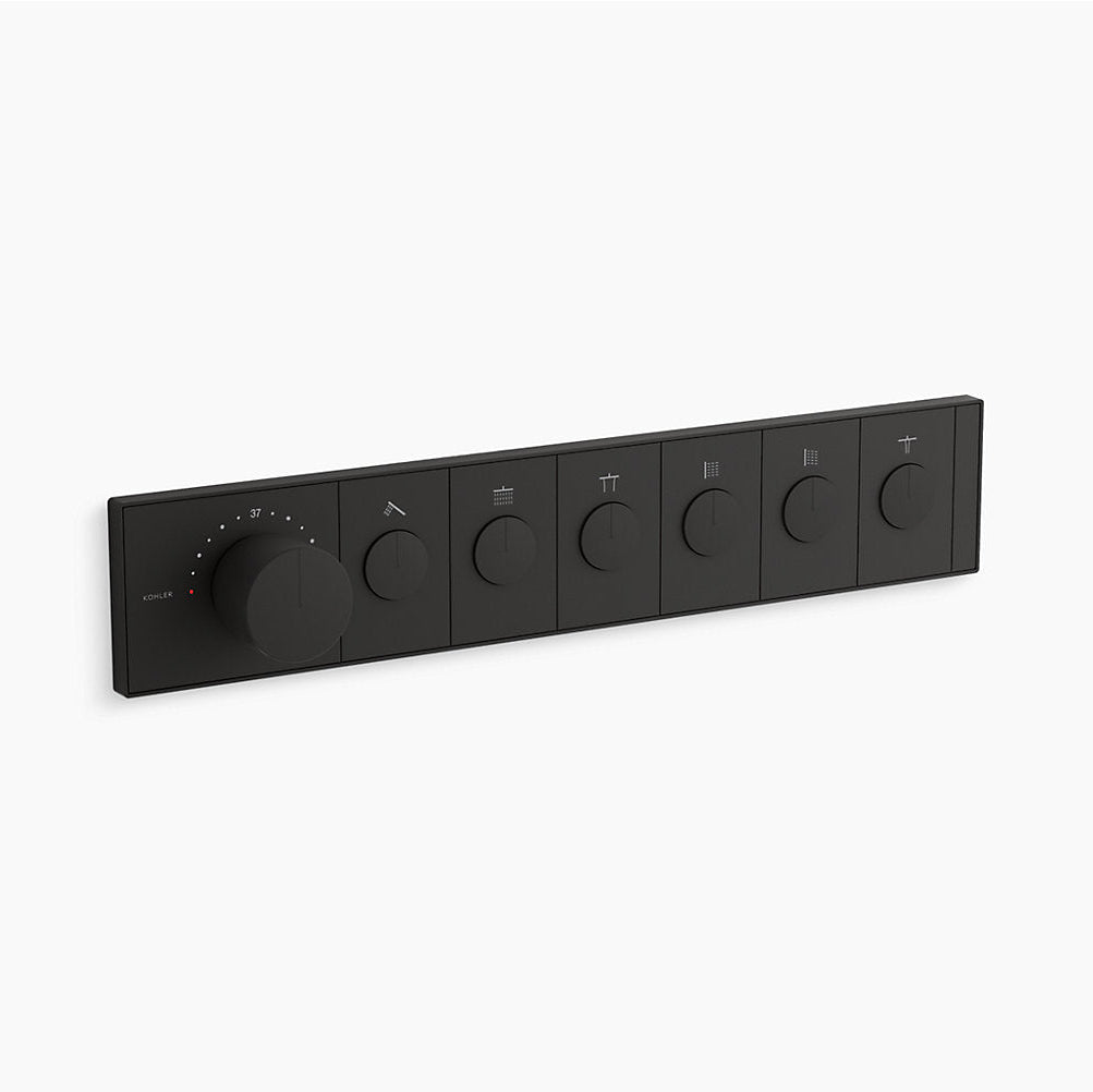 KOHLER Anthem™ Recessed Mechanical Thermostatic Control Panel - Six Outlets (6OT)